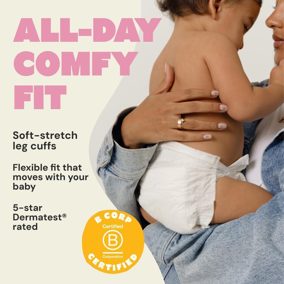 image:imageDYPER Baby Diapers Size 3 28 Count Plant Based Disposable Diapers for Day and Overnight Premium Leak Protection SkinFriendly Comfort with Soft Size 3 Diapers 1628 lbsSize 5 20 Diapers