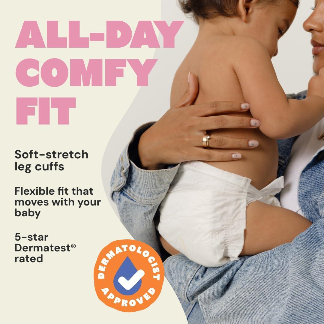 image:imageDYPER Monthly Pack Baby Diapers Size 6 35 lbs 168 Count LeakProof amp Plant Based Hypoallergenic and Ultra Absorbent Size 6 Diapers for Day and Overnight Skin Protection Packaging May VarySize 2 192 Diapers