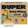 image:imageDYPER Baby Wipes Unscented 720 Count  99 WaterBased amp Hypoallergenic Baby Wipes Made with PlantBased Materials Gentle for Sensitive Skin Fragrance amp PlasticFree Wet Wipes 12 PackEmbossed